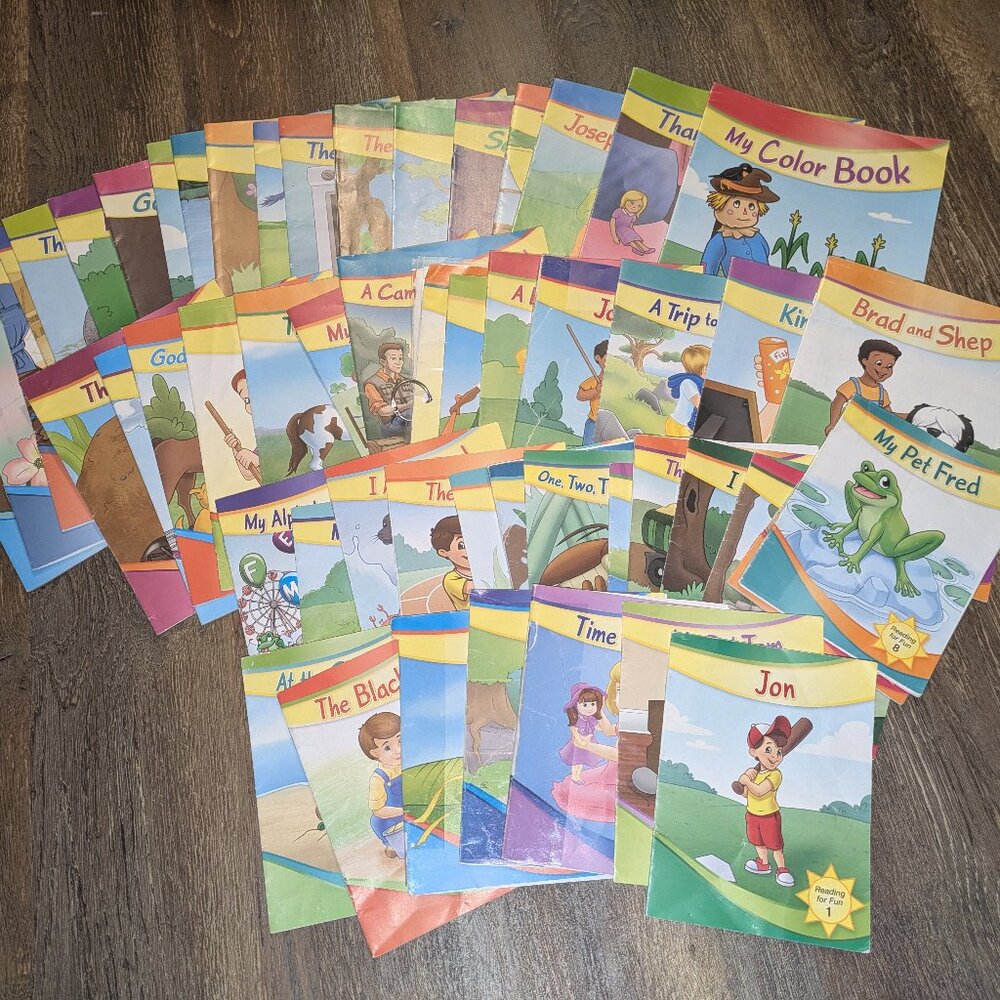 Abeka 54 BOOKS Reading for Fun Enrichment Library for Kindergarten